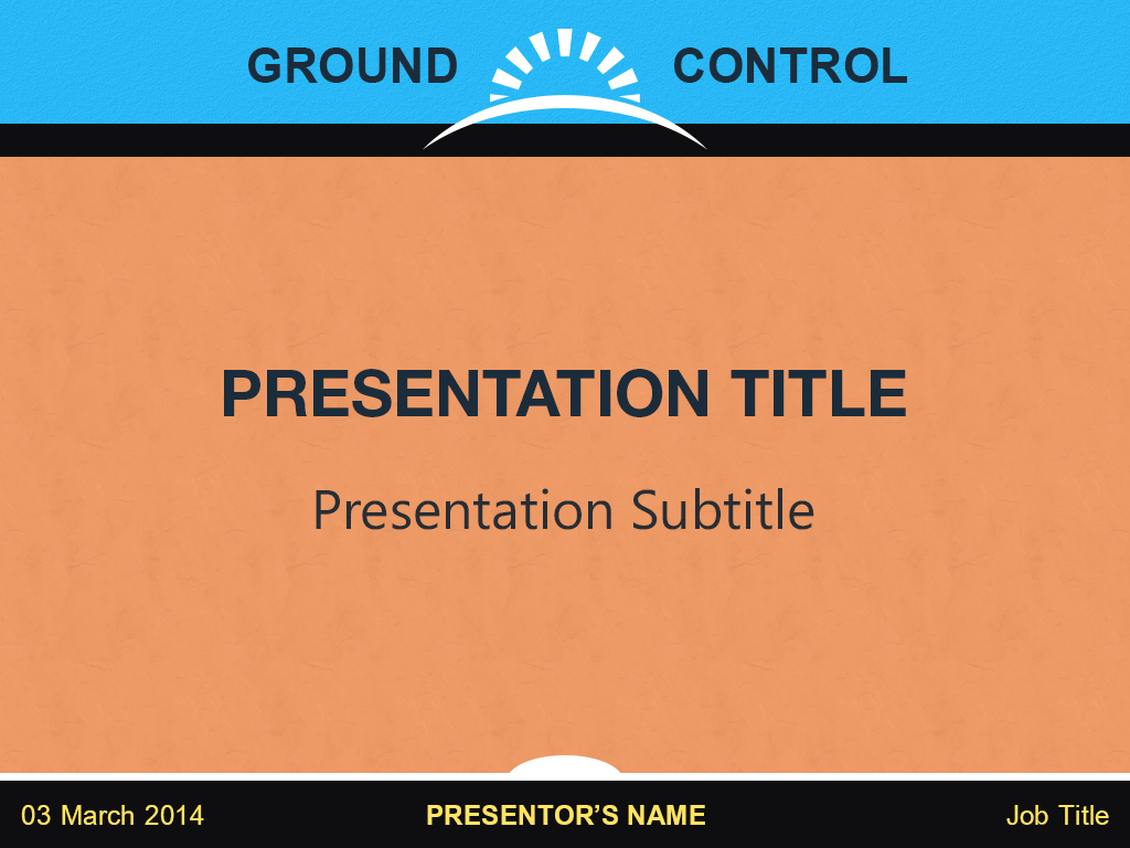 PowerPoint Design by iLexter for Ground Control | Design #3264275