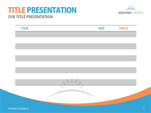 PowerPoint Design by sgarchdesign for Ground Control | Design: #3233797