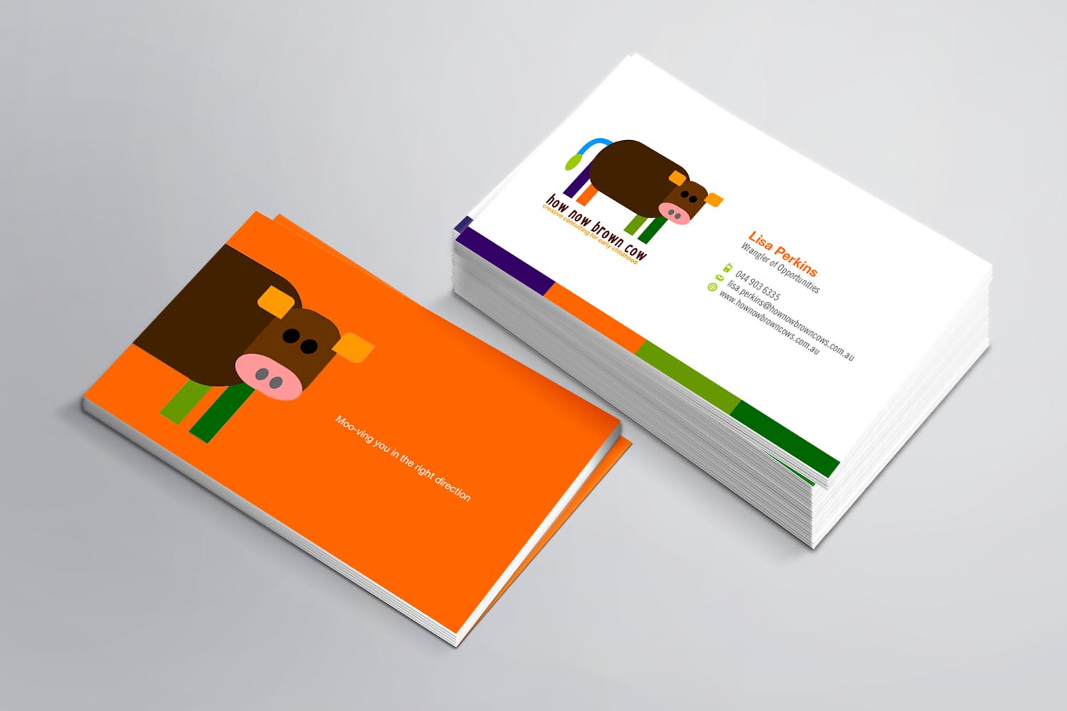 Business Card Design by AZ for How Now Brown Cow | Design #3180616