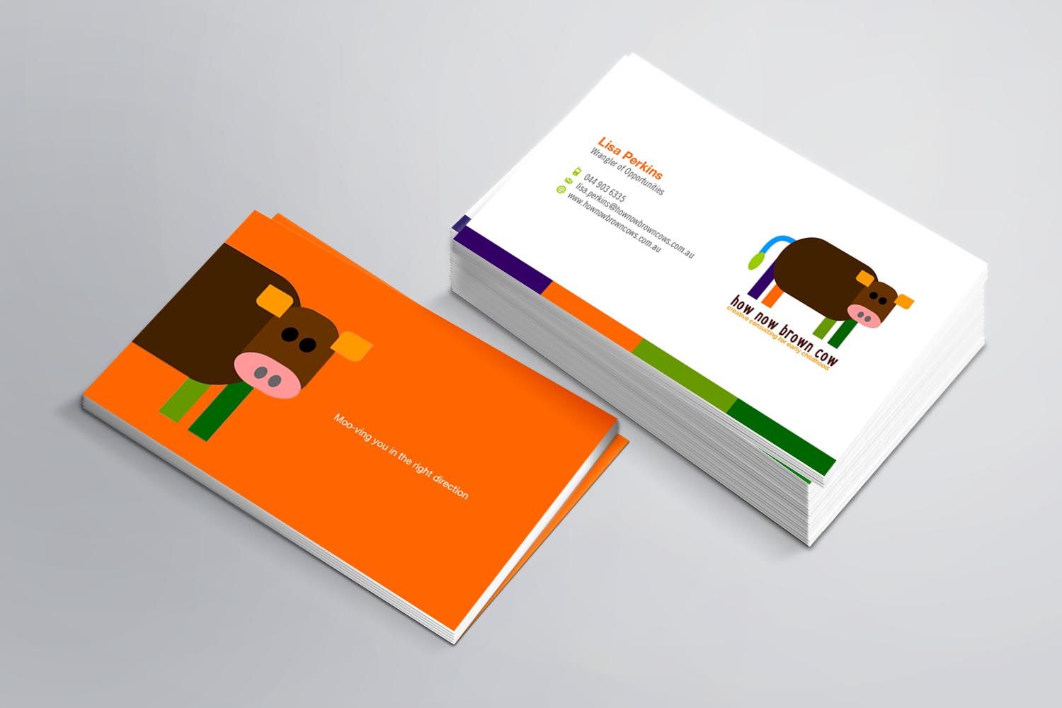 Business Card Design by AZ for How Now Brown Cow | Design #3180636