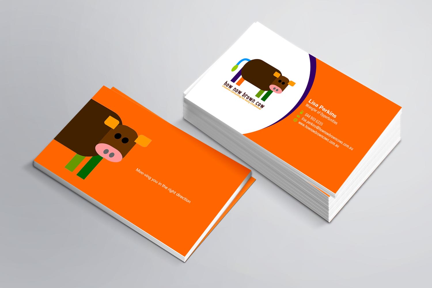 Business Card Design by AZ for How Now Brown Cow | Design #3180643
