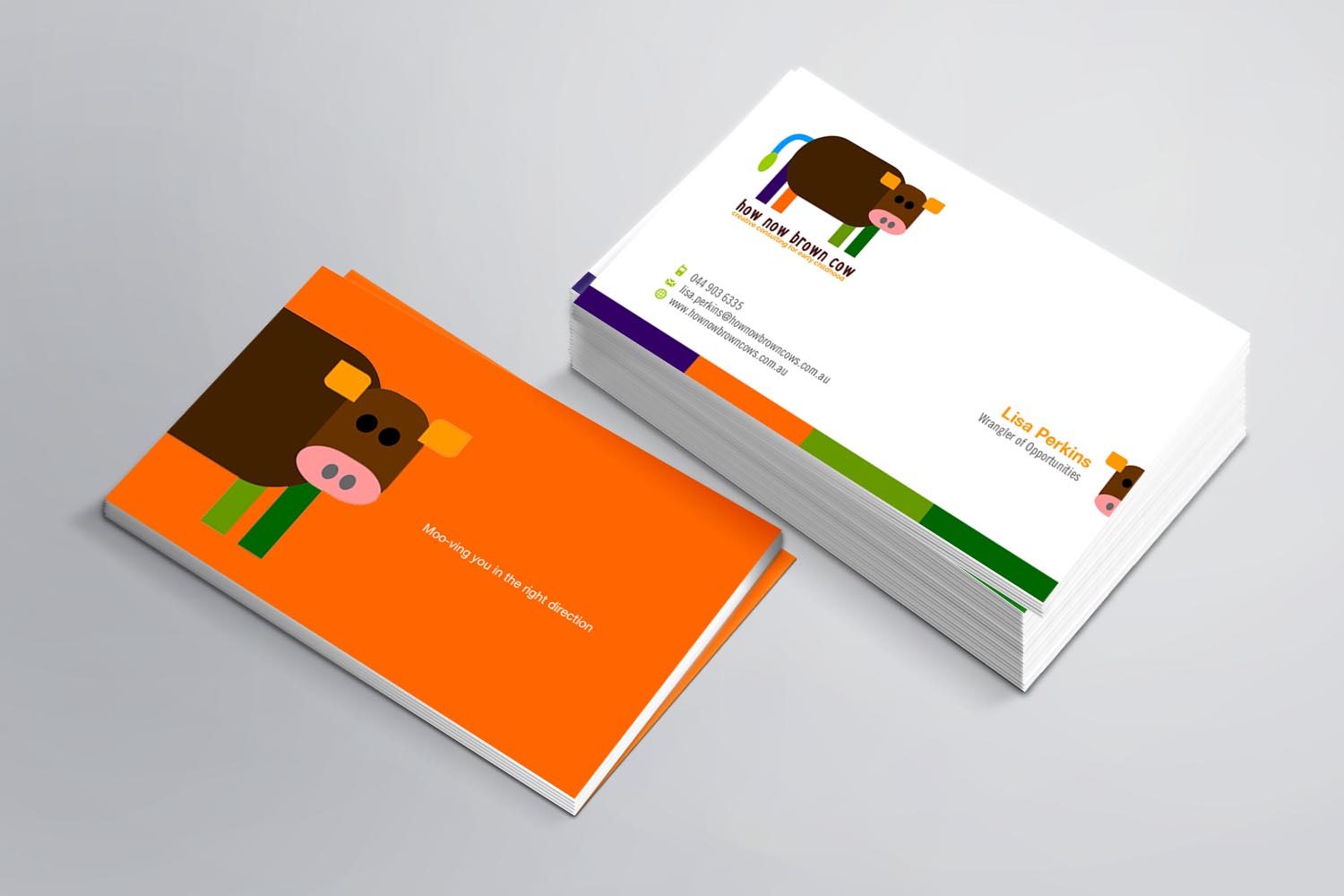 Business Card Design by AZ for How Now Brown Cow | Design #3180647
