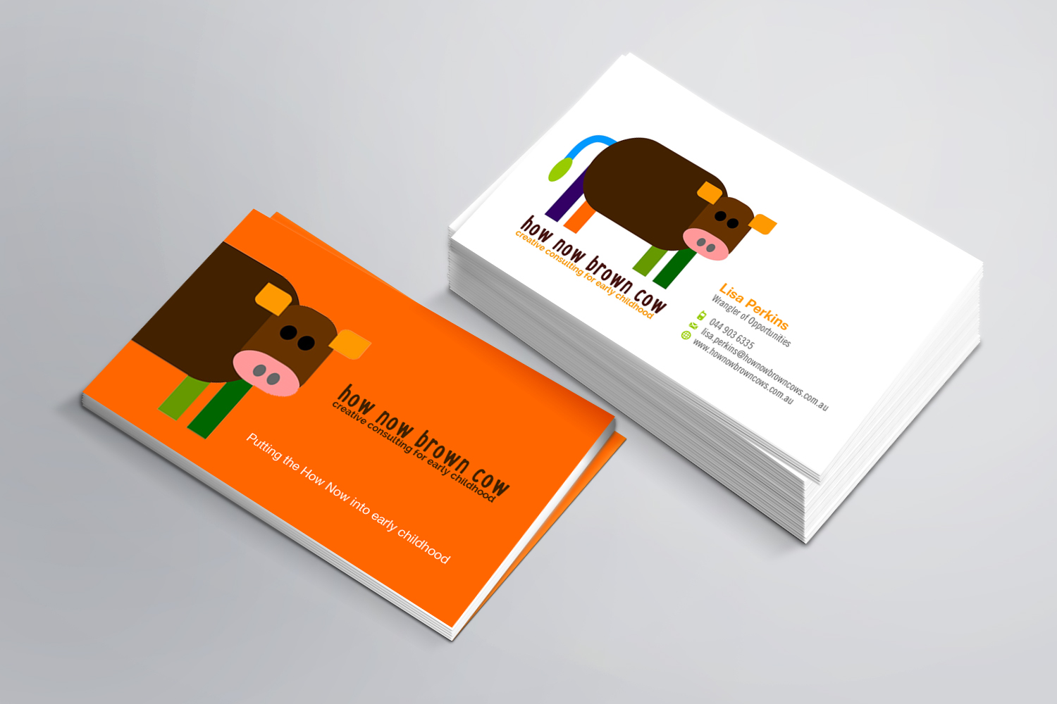 Diseño de Tarjeta de Presentación por AZ para How Now Brown Cow | Diseño #3212179