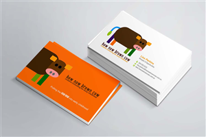 Business Card Design by AZ for How Now Brown Cow | Design #3237094