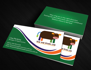 Design de Carte de Visite par  Artman pour How Now Brown Cow | Design : #3237774