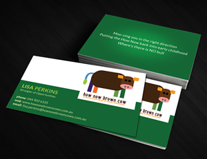 Design de Carte de Visite par  Artman pour How Now Brown Cow | Design : #3237785
