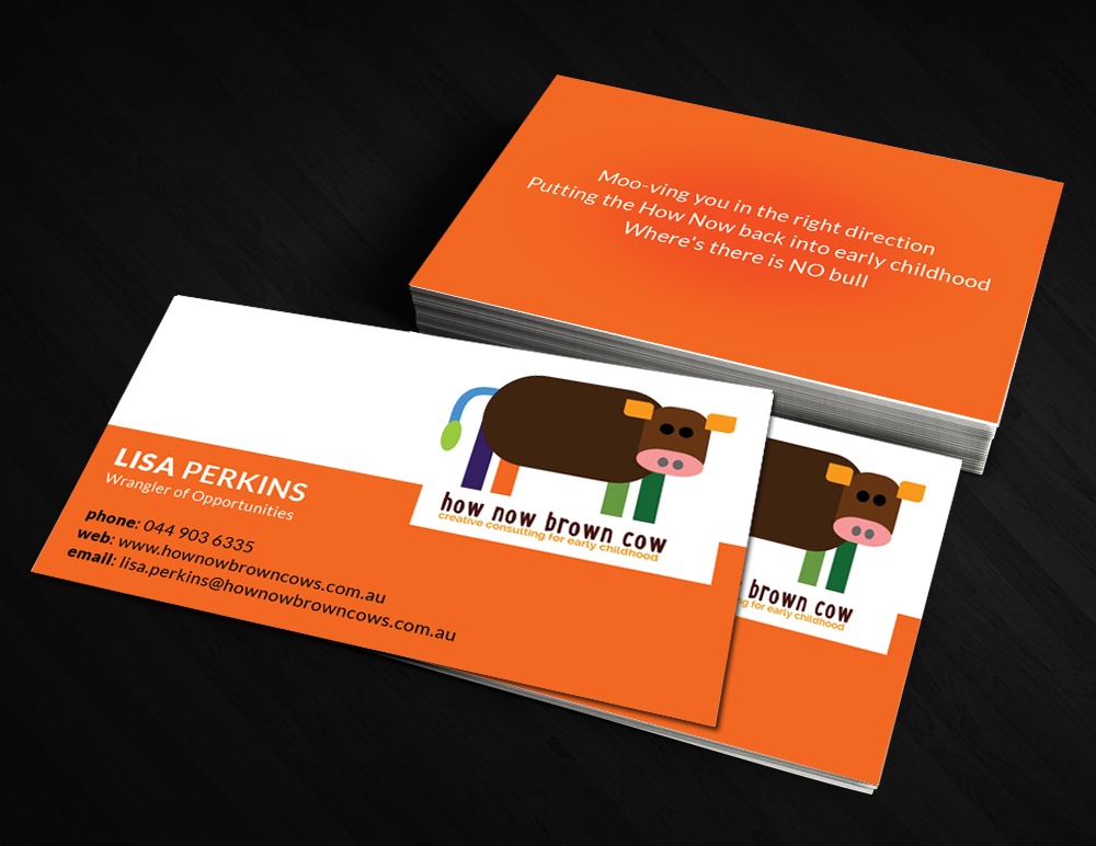 Design de Carte de Visite par  Artman pour How Now Brown Cow | Design #3248619