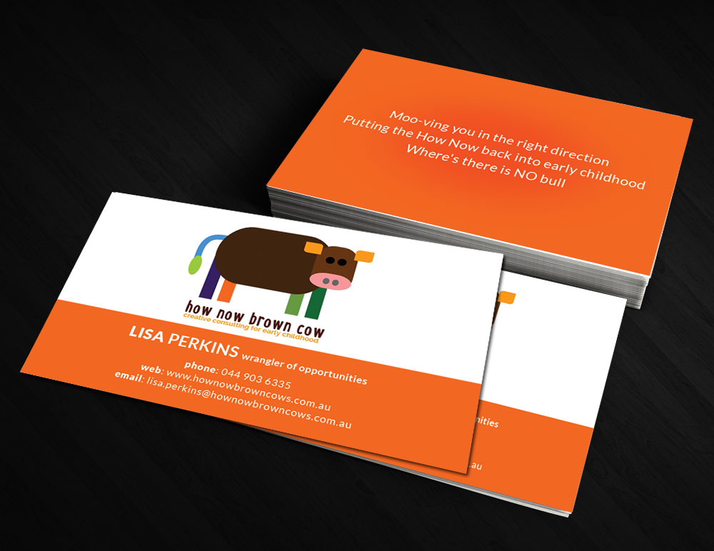 Design de Carte de Visite par  Artman pour How Now Brown Cow | Design #3248623