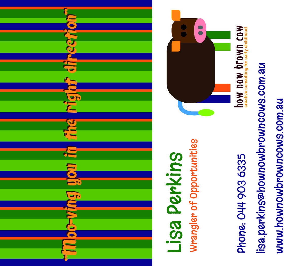 Business Card Design by D&D for How Now Brown Cow | Design #3183141