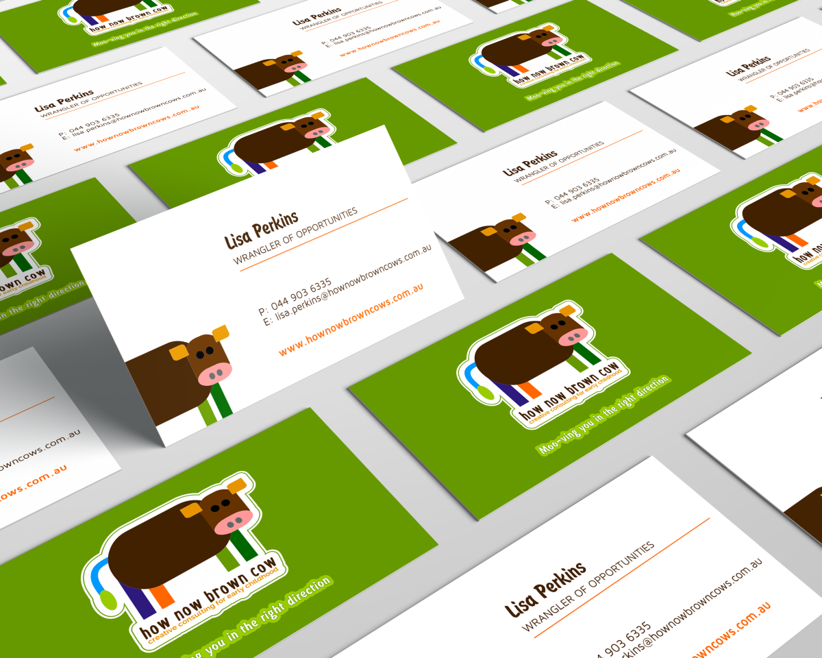 Business Card Design by HYPdesign for How Now Brown Cow | Design #3183538
