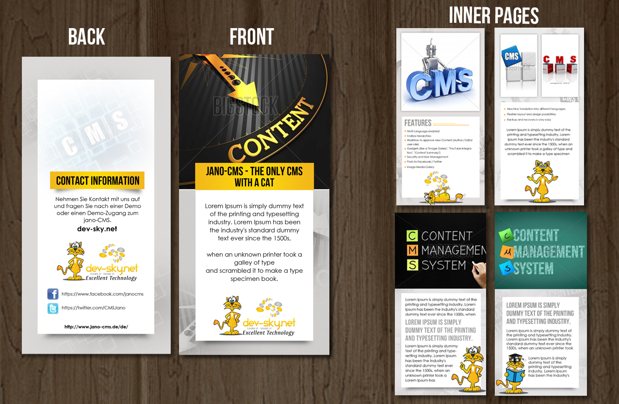 Diseño de Flyer por hih7 para dev-sky.net | Diseño: #3206702