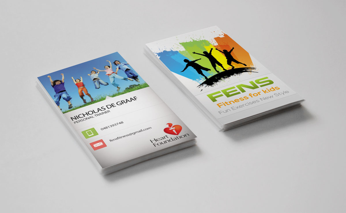 Business Card Design by nurmania for Fens fitness | Design #3259540