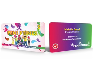Business Card Design by Hardcore Design for Fens fitness | Design #3268250