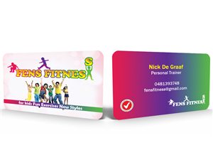 Business Card Design by Hardcore Design for Fens fitness | Design: #3283282