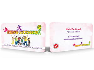 Business Card Design by Hardcore Design for Fens fitness | Design: #3283285