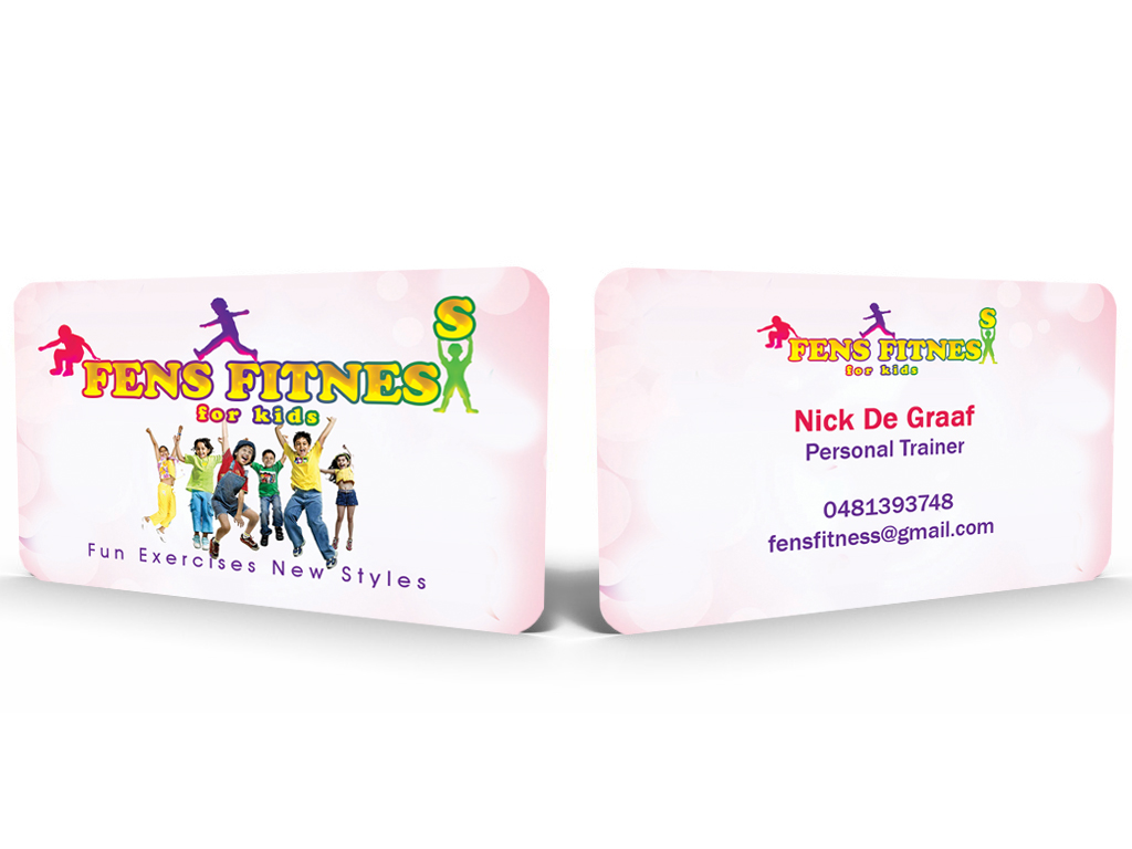 Business Card Design by Hardcore Design for Fens fitness | Design #3288777