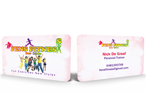 Business Card Design by Hardcore Design for Fens fitness | Design: #3288777