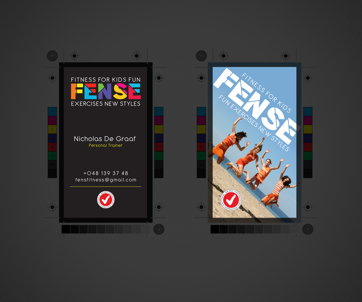 Business Card Design by neboica for Fens fitness | Design #3259223