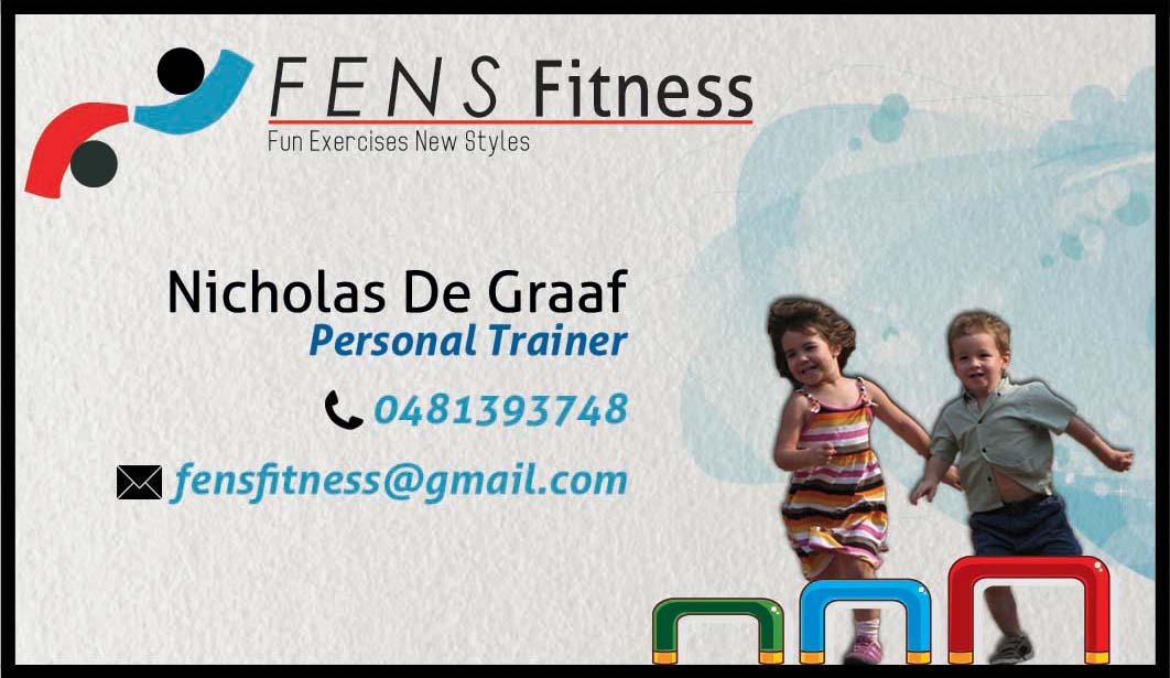 Business Card Design by dsandhu.design for Fens fitness | Design #3292197