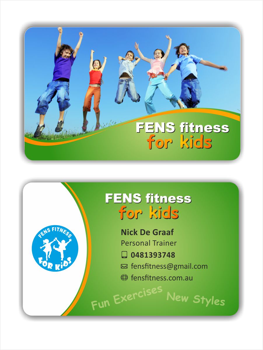 Business Card Design by IneseRo for Fens fitness | Design #3250696