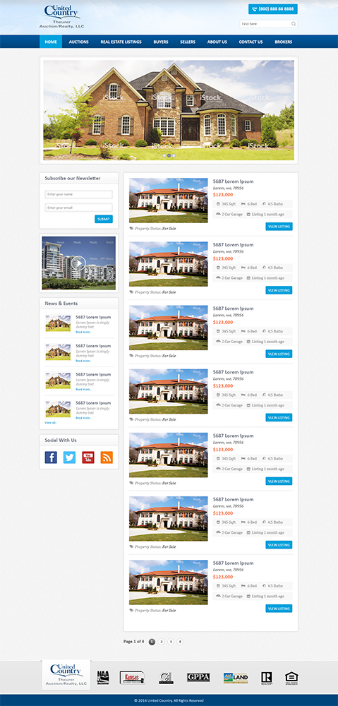 Wordpress Design by Mayank Patel for AuctionServices.com, Inc. | Design #3196699