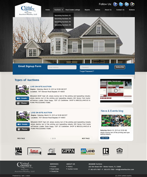 Wordpress Design by webxvision for AuctionServices.com, Inc. | Design: #3196724