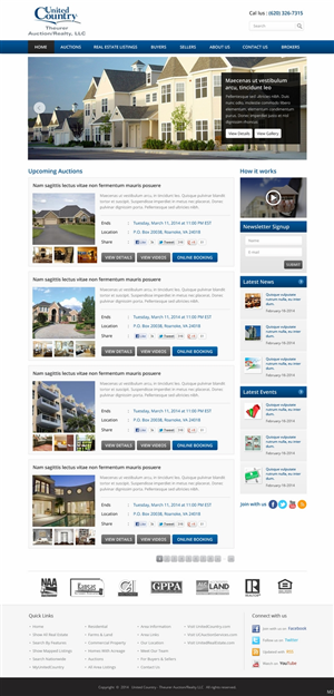 Wordpress Design by pb for AuctionServices.com, Inc. | Design: #3192106