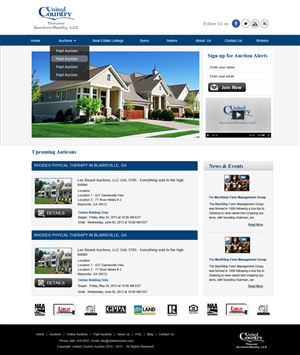 Wordpress Design by Creative X Designs for AuctionServices.com, Inc. | Design: #3214436