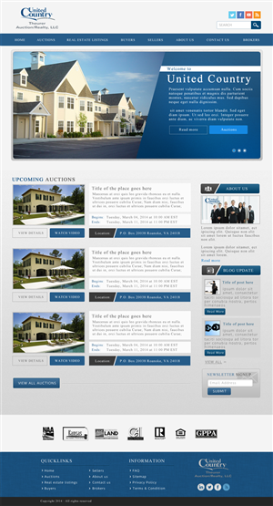Wordpress Design by JM for AuctionServices.com, Inc. | Design: #3212859