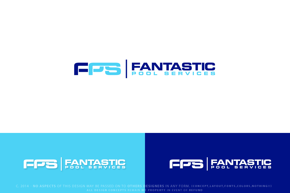 Diseño de Logo por Senseless para Fantastic Pool Services | Diseño #3184281
