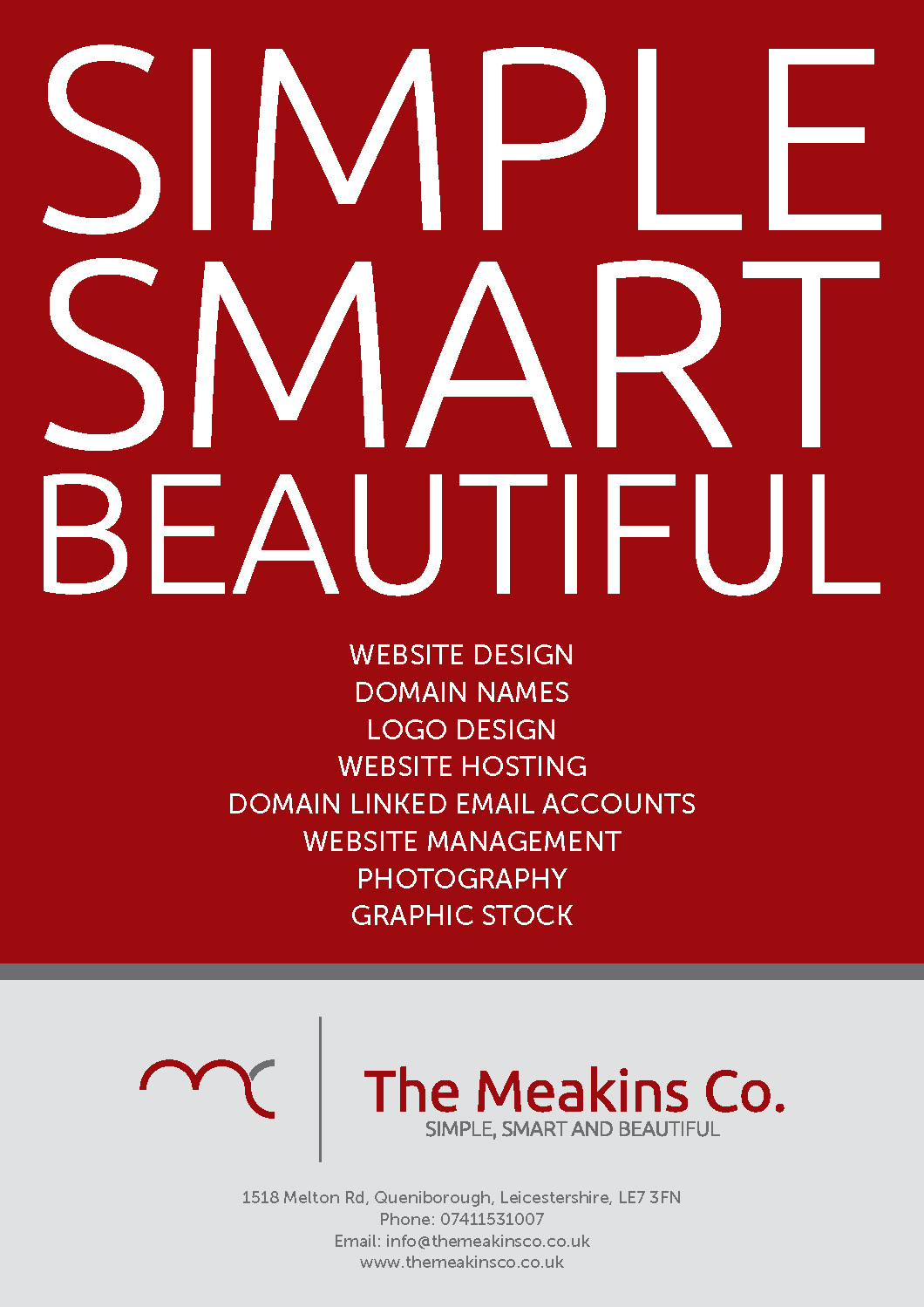 Design de Poster par mcky//design pour The Meakins Co. | Design #3219880