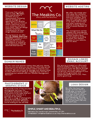 Design de Poster par Juuri pour The Meakins Co. | Design #3189582