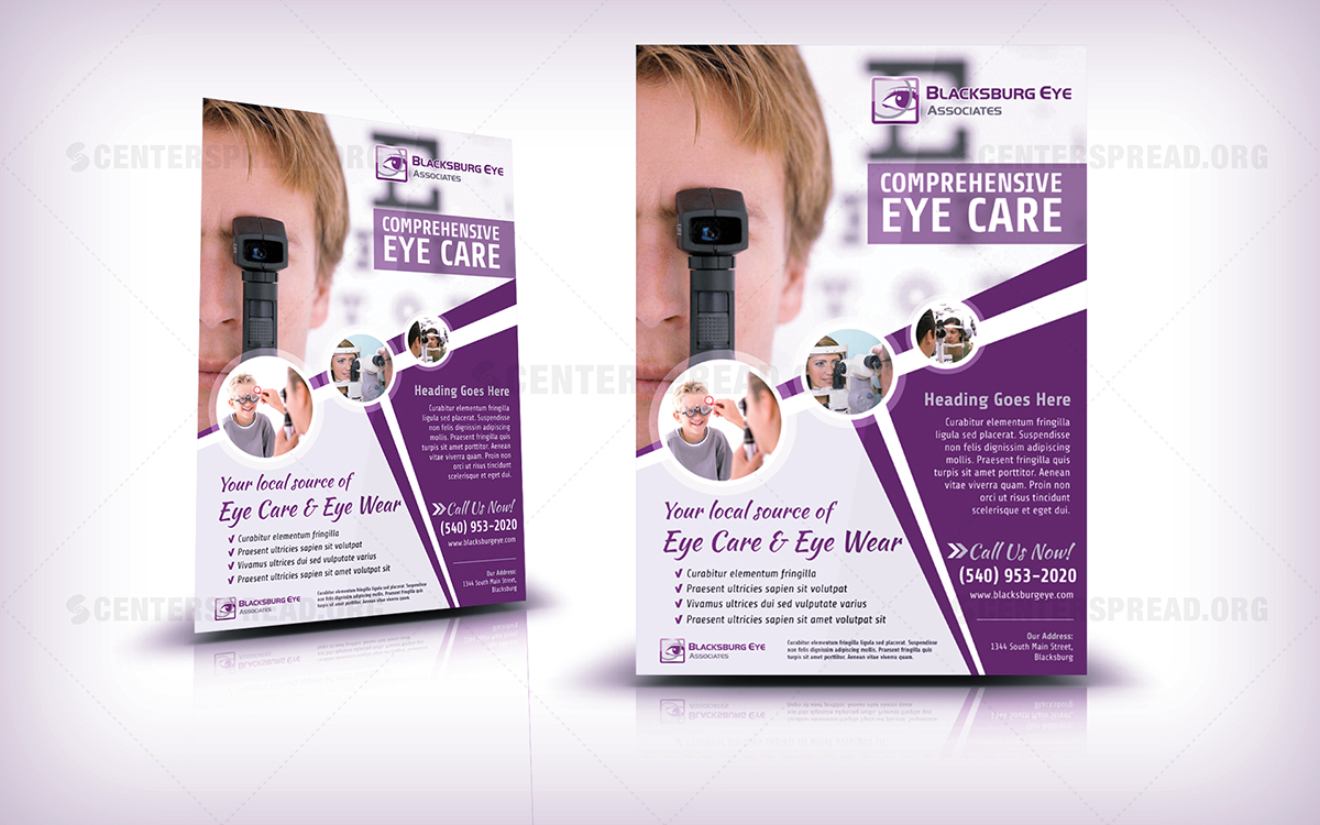 Advertisement Design by CENTERSPREAD for Blacksburg Eye Associates | Design #3251003