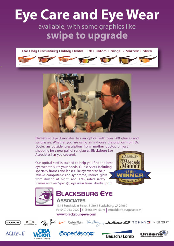 Design Publicitaire par HAMDIYA pour Blacksburg Eye Associates | Design #3193323