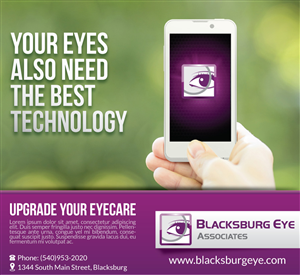 Design Publicitaire par JCR pour Blacksburg Eye Associates | Design : #3186629