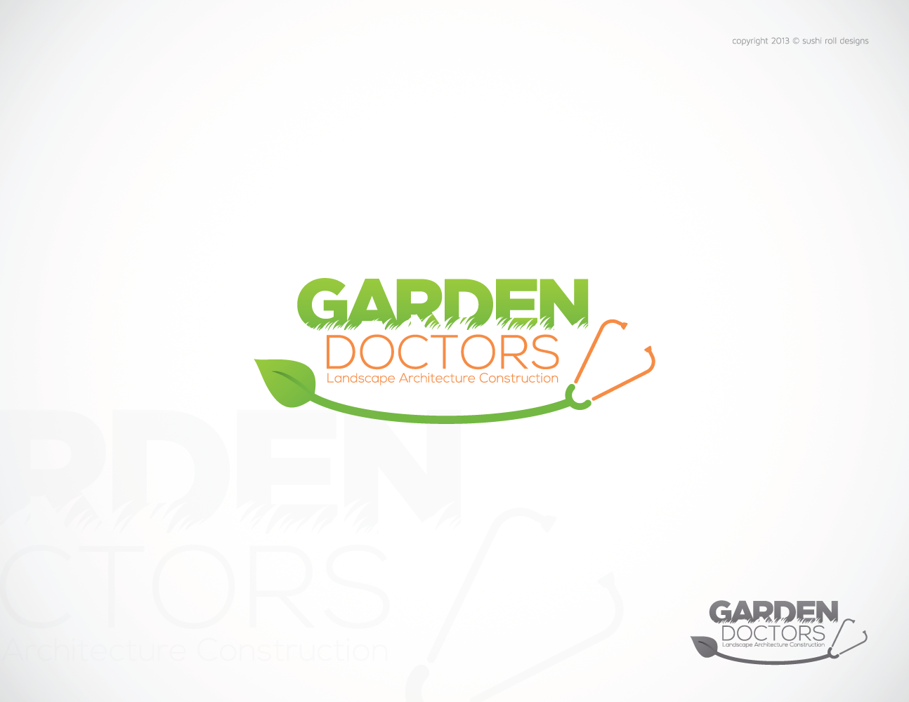Logo-Design von Sushi Roll Designs für Garden Doctors  | Design #3210266