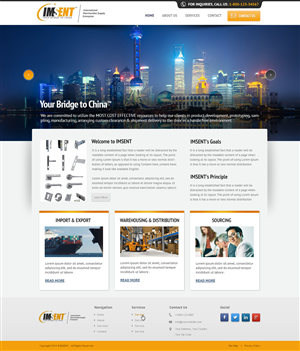 Web-Design von Emmanuel für dieses Projekt | Design: #3203817
