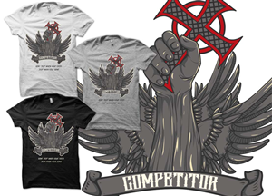 T-shirt Design by skewness888