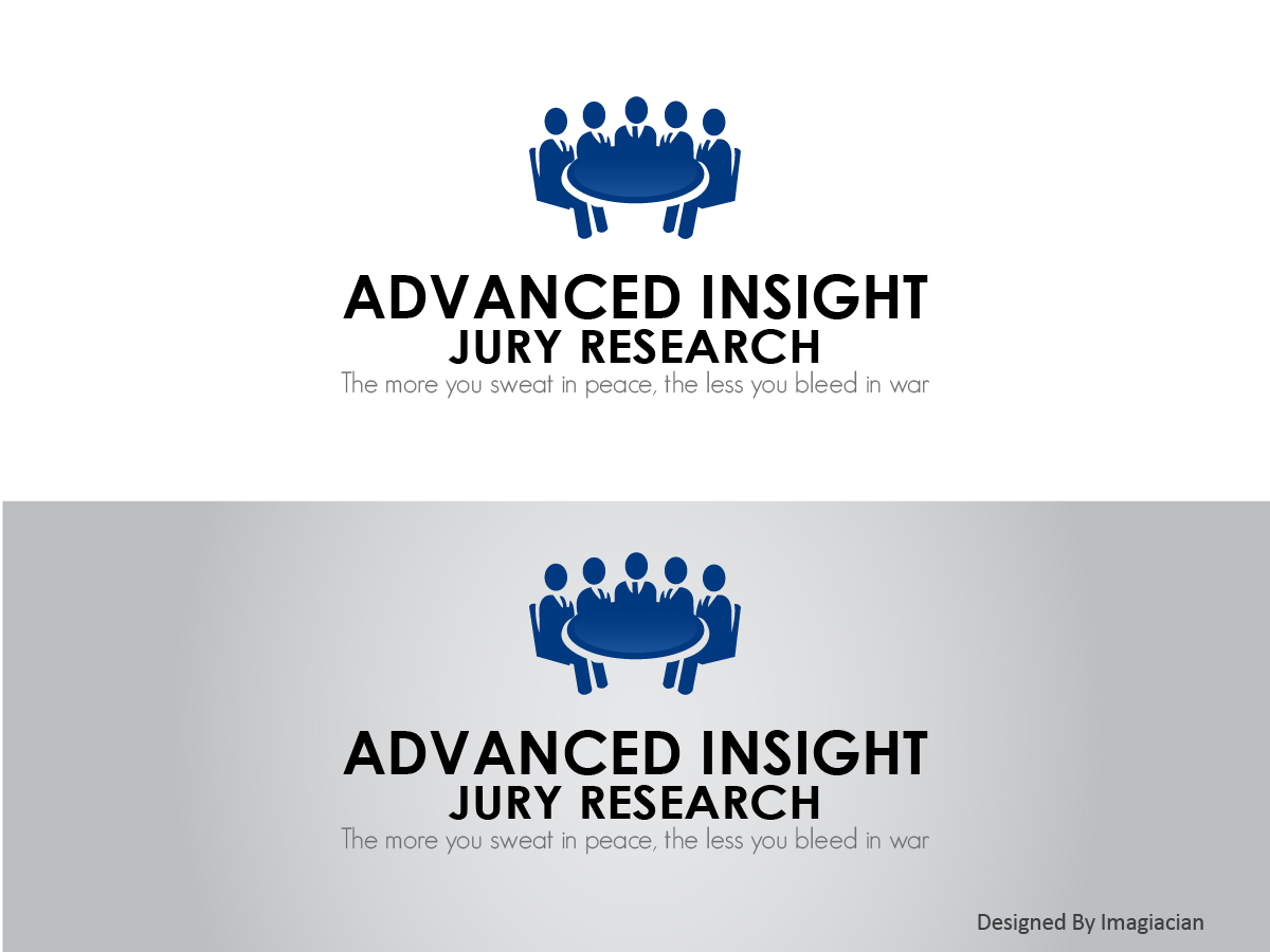 Logo Design by Imagiacian for advanced insight jury research | Design #3212845