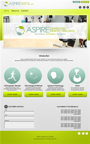 Web Design by Aurelio III for this project | Design: #3233287