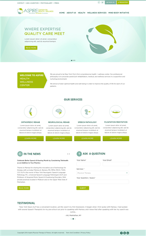 Web-Design von Mayank Patel für dieses Projekt | Design #3219818