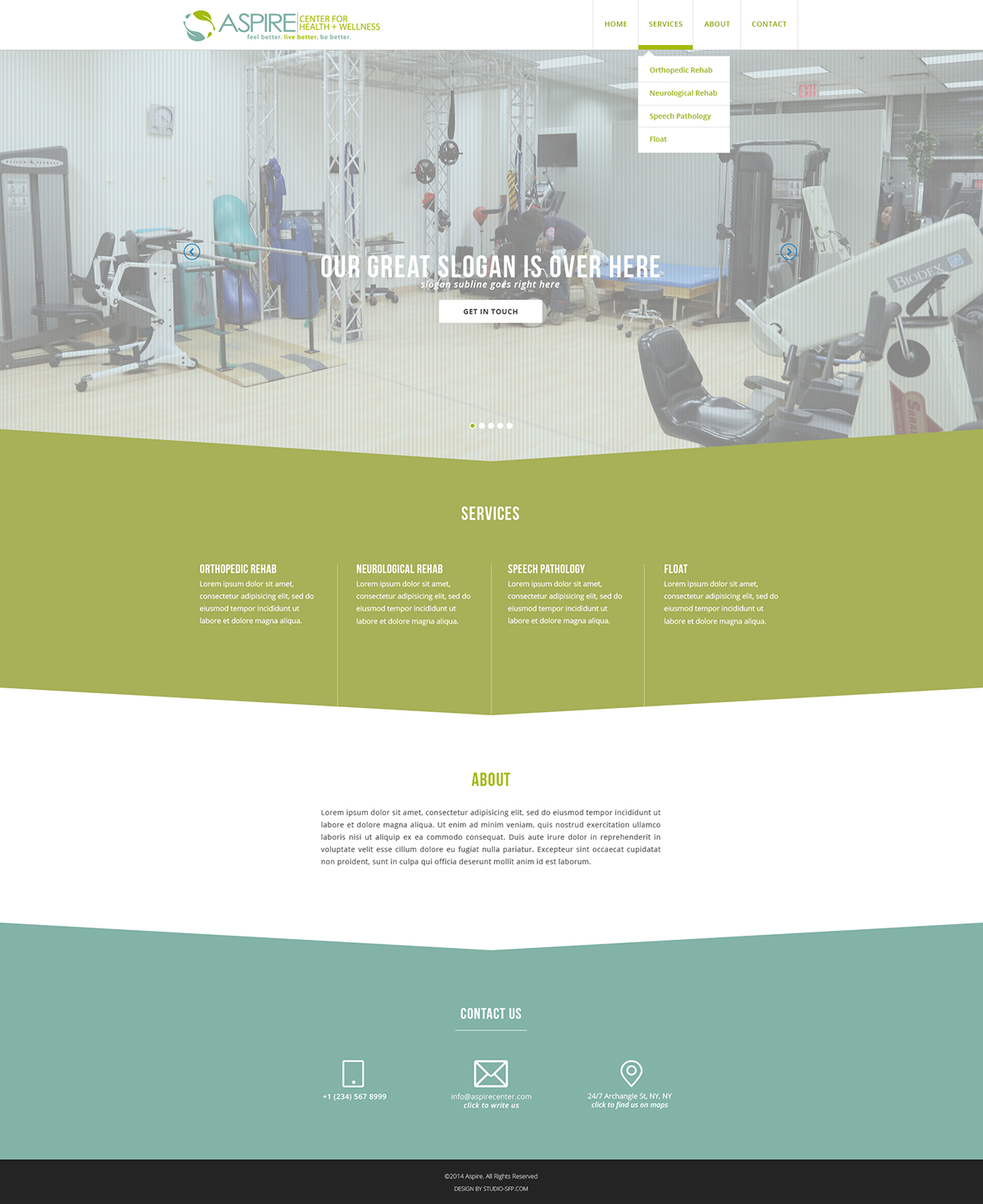 Web Design by studio-sfp.com for this project | Design #3187825