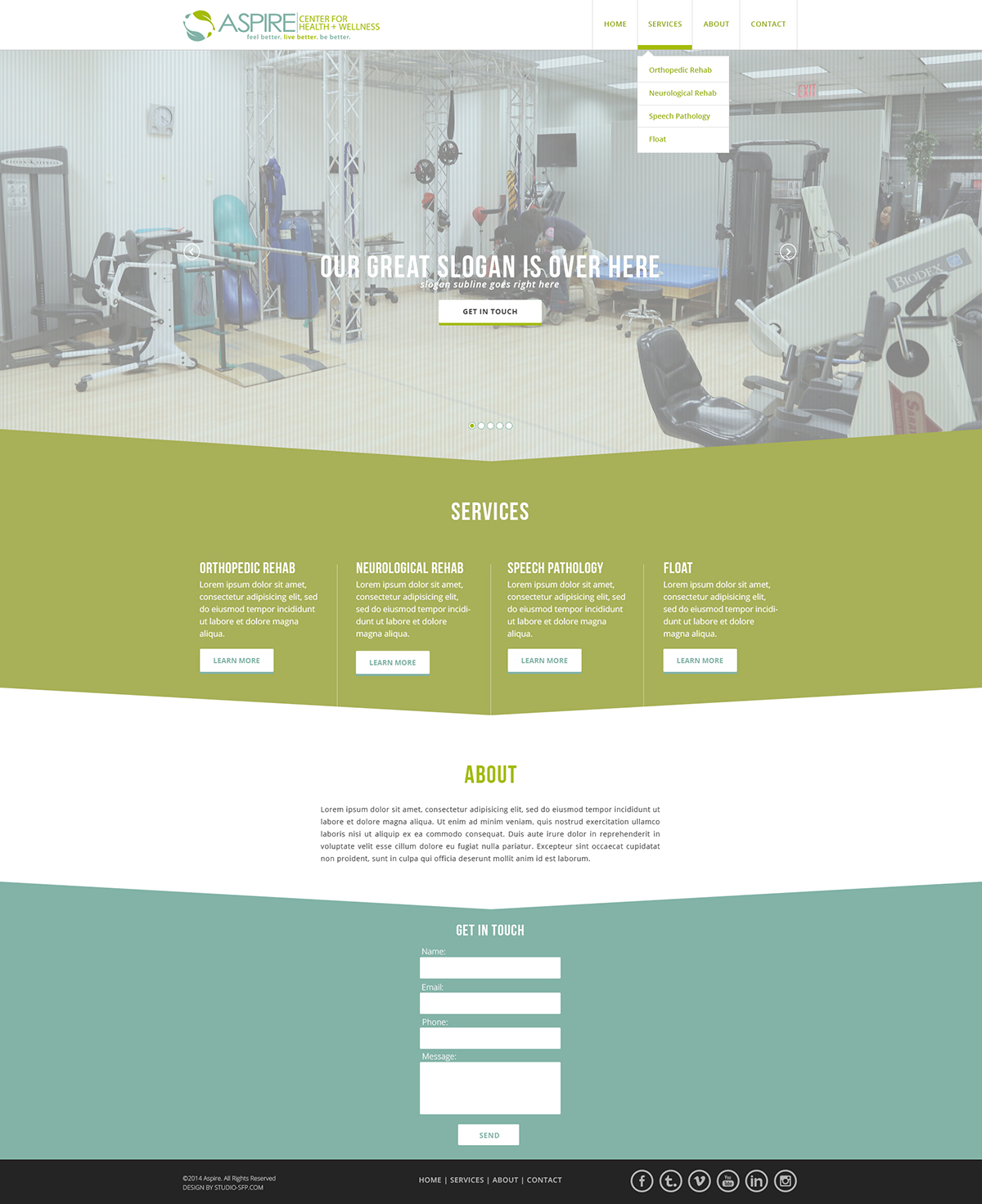 Web Design by studio-sfp.com for this project | Design #3201391