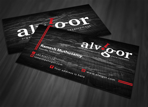 Alvigor NameCards | Business Card Design by MT