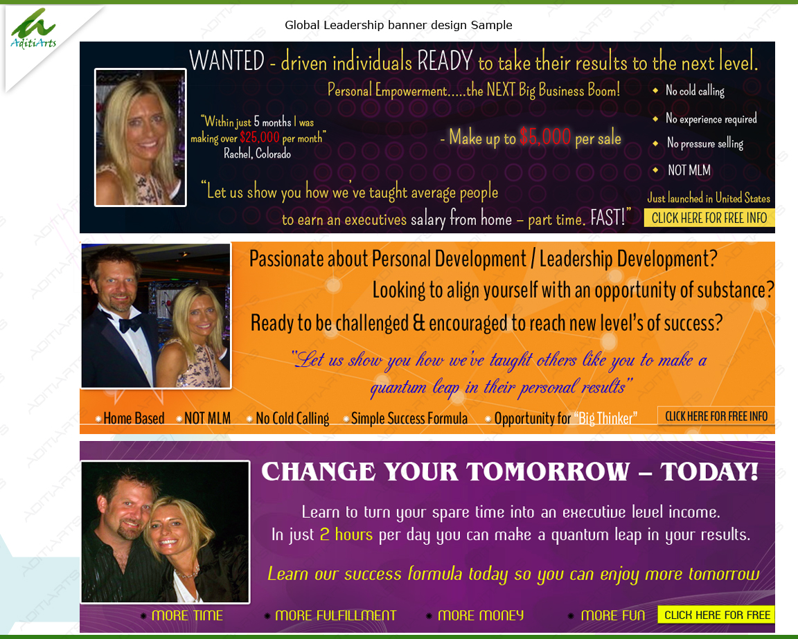 Banner Ad Design by AditiArts for this project | Design #3194322