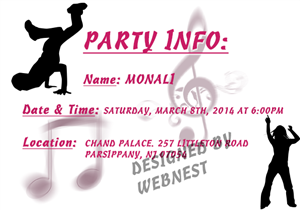 Invitation Design by WebNest for this project | Design: #3188235