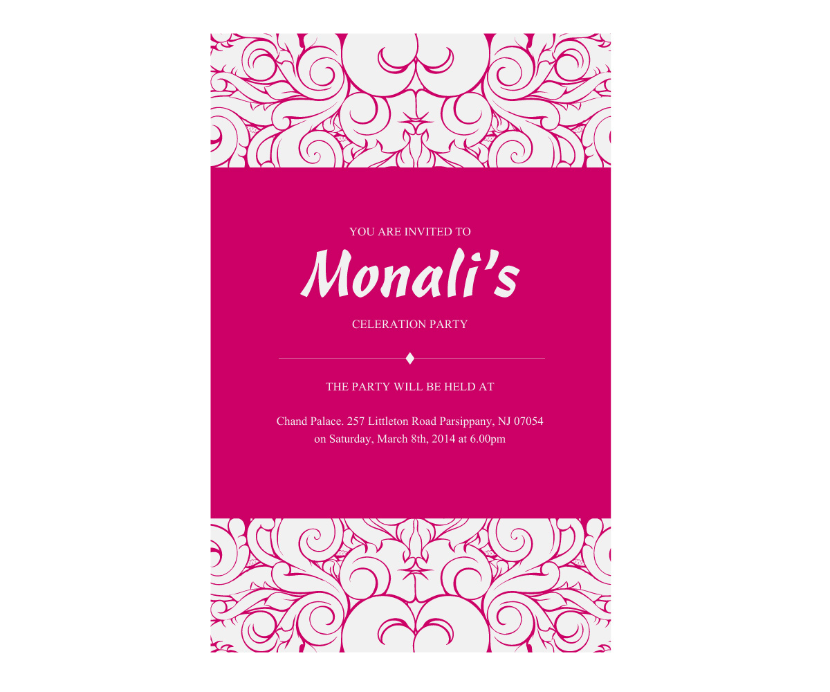 Invitation Design by StephPham for this project | Design #3190049