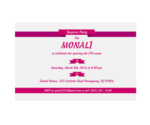 Invitation Design by StephPham for this project | Design: #3194015