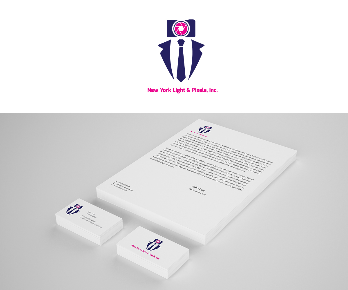 Logo-Design von Flat Design für New York Light & Pixels, Inc. | Design #3189833