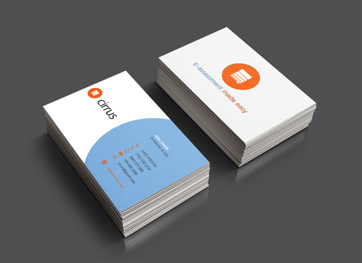 Business Card Design by maddi_bilsborough for Cirrus BV | Design #3251286